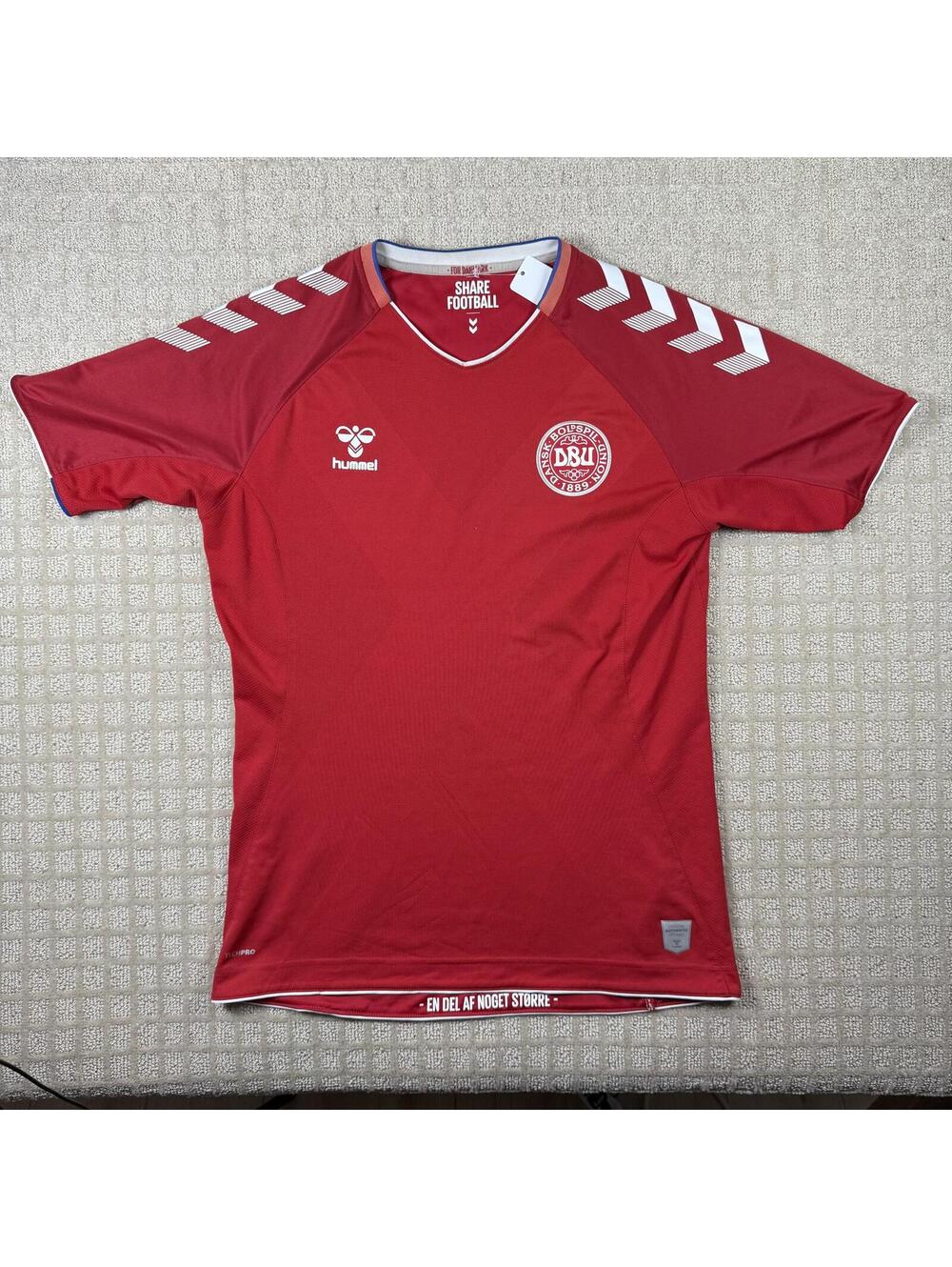 Hummel Denmark 2018/19 Home Jersey Size Large